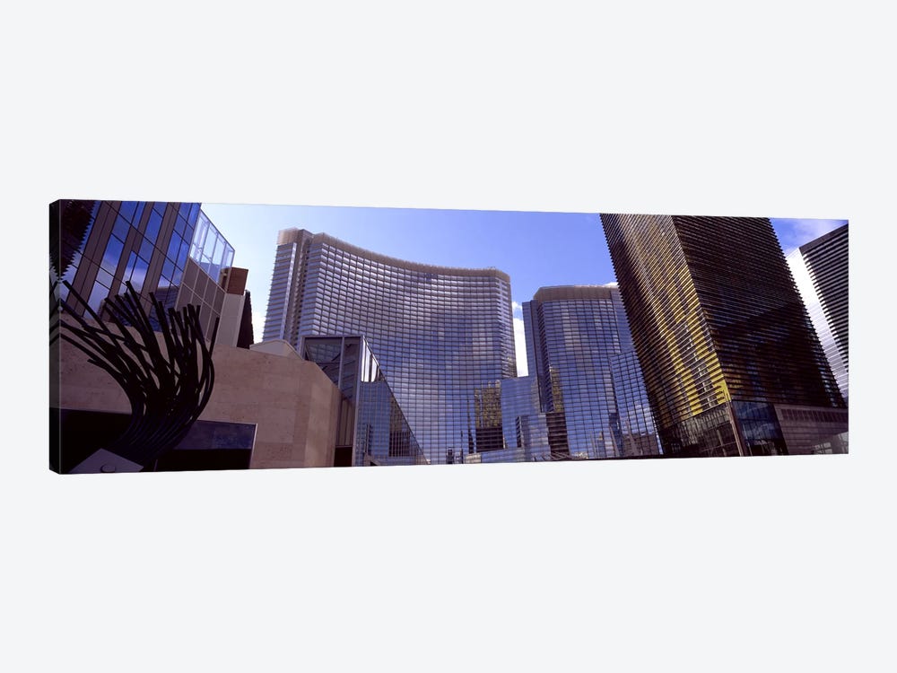 Low angle view of skyscrapers in a city, Citycenter, The Strip, Las Vegas, Nevada, USA #2 by Panoramic Images 1-piece Art Print
