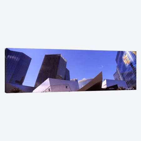 Low angle view of skyscrapers in a city, Citycenter, The Strip, Las Vegas, Nevada, USA #3 Canvas Print #PIM8541} by Panoramic Images Canvas Wall Art