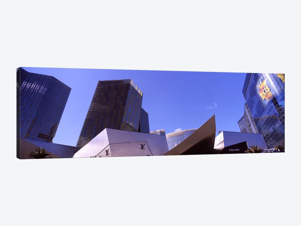 Low angle view of skyscrapers in a city, Citycenter, The Strip, Las Vegas, Nevada, USA #3 by Panoramic Images 1-piece Canvas Wall Art