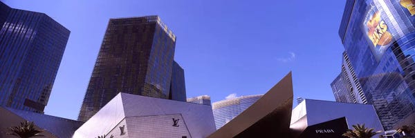 Nevada: Low angle view of skyscrapers in a city, Citycenter, The Strip, Las Vegas, Nevada, USA #3 by Panoramic Images