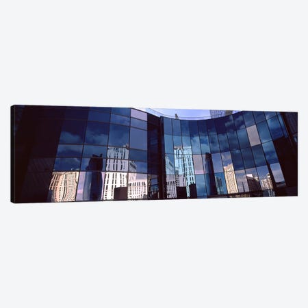 Reflection Of Skyscrapers In The Glasses Of A Building, City Center, The Strip, Las Vegas, Nevada, USA Canvas Print #PIM8542} by Panoramic Images Canvas Wall Art