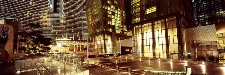 City lit up at night, Citycenter, The Strip, Las Vegas, Nevada, USA by Panoramic Images wall art