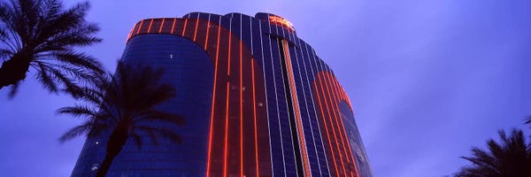Las Vegas: Low angle view of a hotel, Rio All Suite Hotel And Casino, The Strip, Las Vegas, Nevada, USA by Panoramic Images