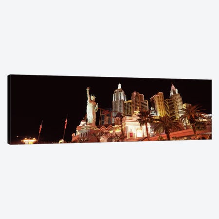 Low angle view of a hotel, New York New York Hotel, The Strip, Las Vegas, Nevada, USA Canvas Print #PIM8547} by Panoramic Images Canvas Art Print