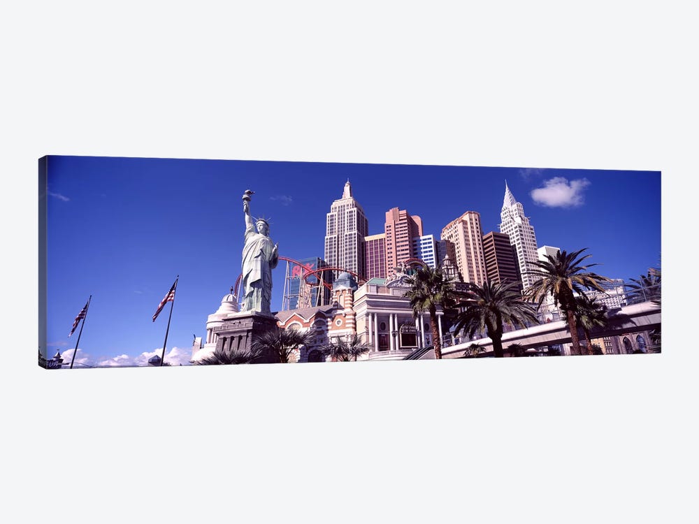 Low angle view of a hotel, New York New York Hotel, The Strip, Las Vegas, Nevada, USA #2 by Panoramic Images 1-piece Canvas Print