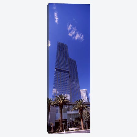 Low angle view of a skyscraper, Citycenter, The Strip, Las Vegas, Nevada, USA 2010 Canvas Print #PIM8551} by Panoramic Images Canvas Print