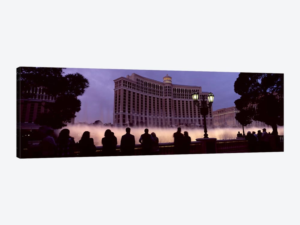 Low angle view of a hotel, Bellagio Resort And Casino, The Strip, Las Vegas, Nevada, USA by Panoramic Images 1-piece Art Print