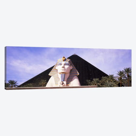 Statue in front of a hotel, Luxor Las Vegas, The Strip, Las Vegas, Nevada, USA Canvas Print #PIM8562} by Panoramic Images Canvas Art