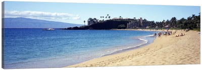 Coastal Landscape, Black Rock Beach, Maui, Hawai'i, USA Canvas Art Print - Maui