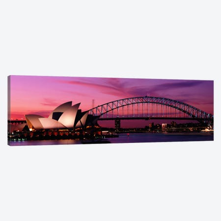 Australia, Sydney, sunset Canvas Print #PIM858} by Panoramic Images Canvas Art Print