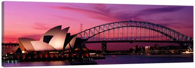 Australia, Sydney, sunset Canvas Art Print - Sydney Art