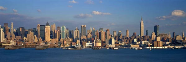 New York City Skylines: New York City NY by Panoramic Images
