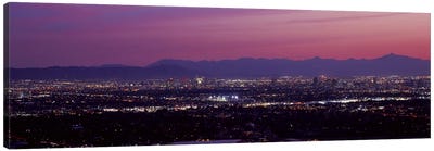 Fuchsia Sunset, Phoenix, Maricopa County, Arizona, USA Canvas Art Print - Phoenix