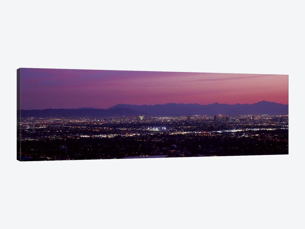 Fuchsia Sunset, Phoenix, Maricopa County, Arizona, USA by Panoramic Images 1-piece Canvas Art Print