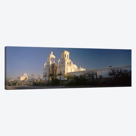 Low angle view of a church, Mission San Xavier Del Bac, Tucson, Arizona, USA Canvas Print #PIM8634} by Panoramic Images Art Print