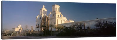Low angle view of a church, Mission San Xavier Del Bac, Tucson, Arizona, USA Canvas Art Print