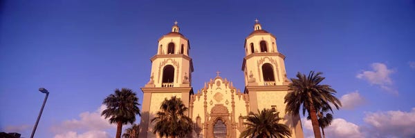 Tucson: Low angle view of a cathedral, St. Augustine Cathedral, Tucson, Arizona, USA by Panoramic Images