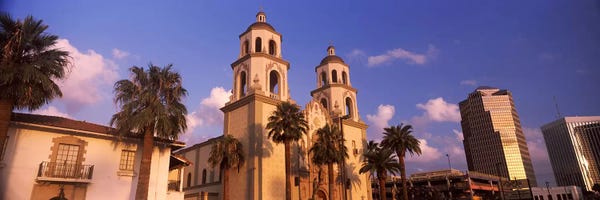Tucson: Low angle view of a cathedralSt. Augustine Cathedral, Tucson, Arizona, USA by Panoramic Images