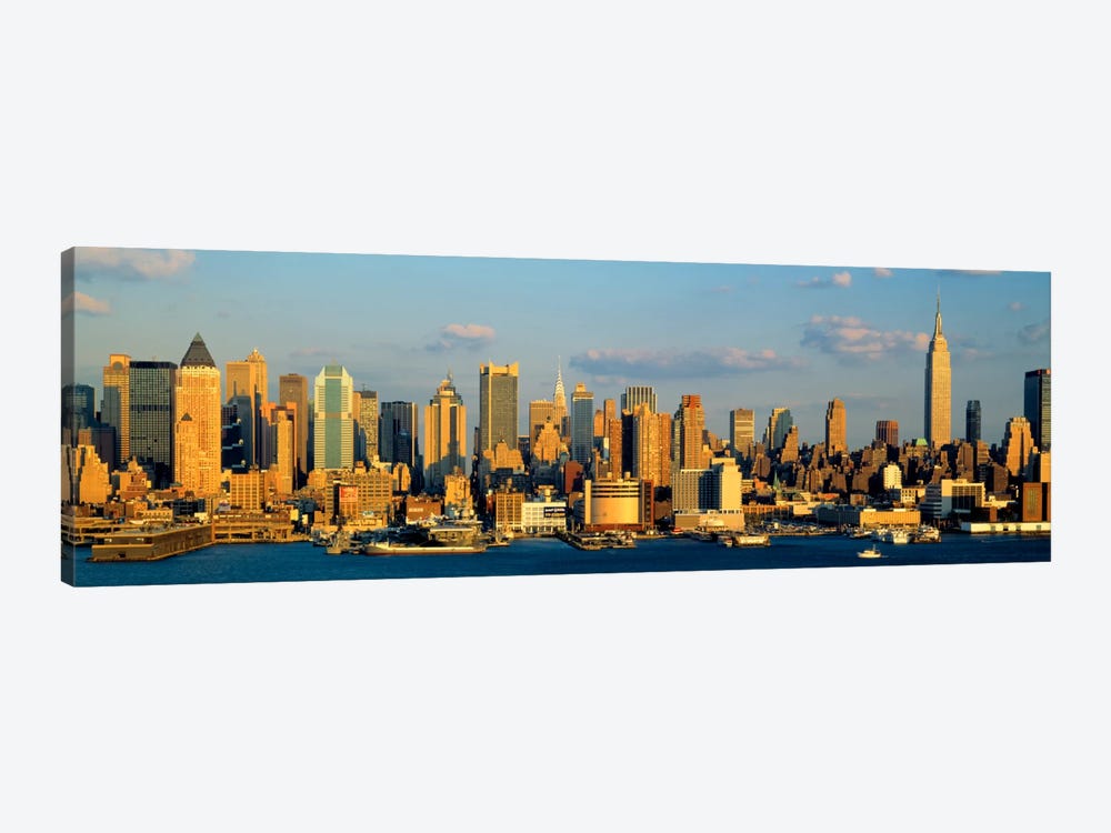Hudson River, City Skyline, NYC, New York City, New York State, USA by Panoramic Images 1-piece Canvas Wall Art