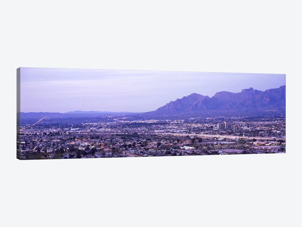 Aerial view of a city, Tucson, Pima County, Arizona, USA by Panoramic Images 1-piece Canvas Wall Art