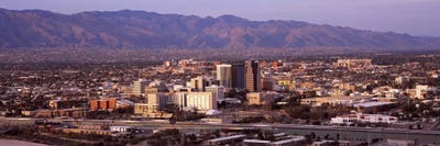 Aerial view of a cityTucson, Pima County, Arizona, USA by Panoramic Images canvas print