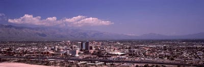 Aerial view of a cityTucson, Pima County, Arizona, USA by Panoramic Images canvas print
