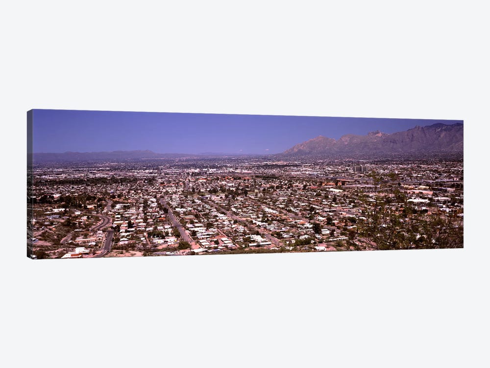 Aerial view of a cityTucson, Pima County, Arizona, USA by Panoramic Images 1-piece Canvas Wall Art