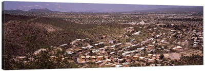 Aerial view of a city, Tucson, Pima County, Arizona, USA #2 Canvas Art Print - Tucson Art