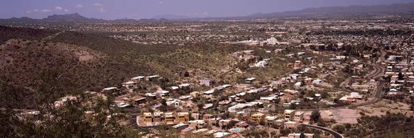 Tucson: Aerial view of a city, Tucson, Pima County, Arizona, USA #2 by Panoramic Images