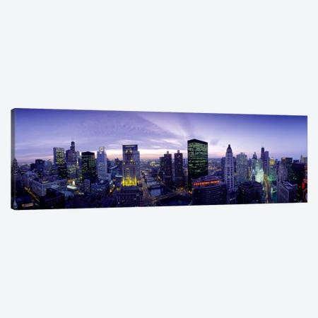 Skyscrapers, Chicago, Illinois, USA Canvas Print #PIM866} by Panoramic Images Art Print