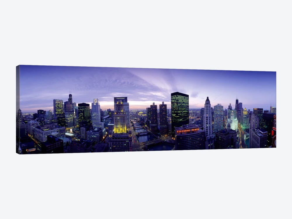 Skyscrapers, Chicago, Illinois, USA by Panoramic Images 1-piece Canvas Print