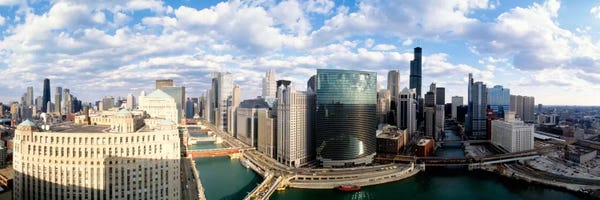 Chicago Skylines: Cityscape Chicago IL USA #2 by Panoramic Images
