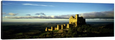 Castle on a hill, Loarre Castle, Huesca, Aragon, Spain Canvas Art Print - Castle & Palace Art