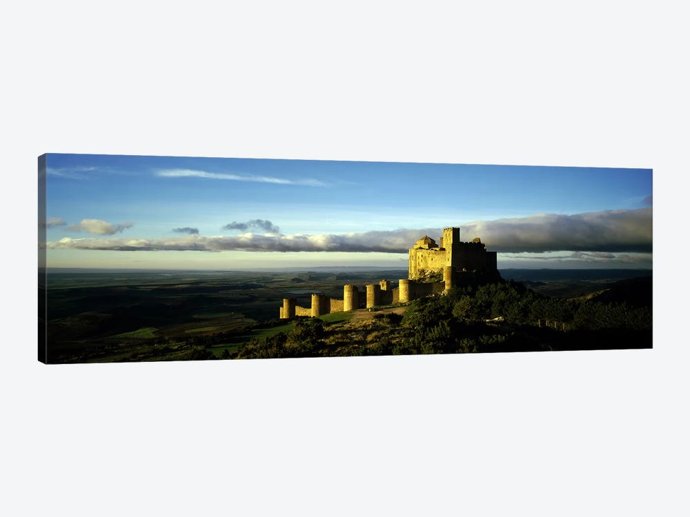 Castle on a hill, Loarre Castle, Huesca, Aragon, Spain by Panoramic Images 1-piece Canvas Wall Art