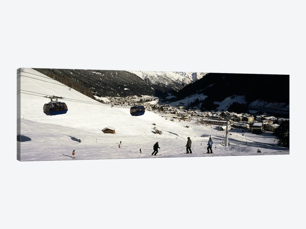 Ski lift in a ski resort, Sankt Anton am Arlberg, Tyrol, Austria by Panoramic Images 1-piece Canvas Artwork
