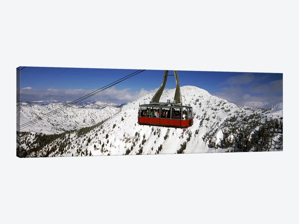 Overhead cable car in a ski resortSnowbird Ski Resort, Utah, USA by Panoramic Images 1-piece Canvas Print