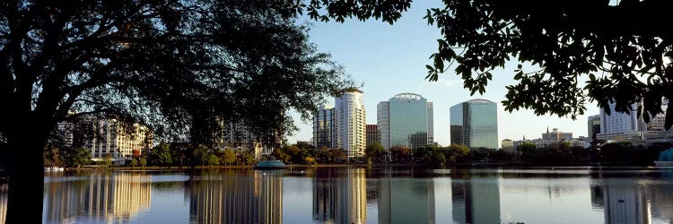 Buildings at the waterfront, Lake Eola, Orlando, Orange County, Florida, USA