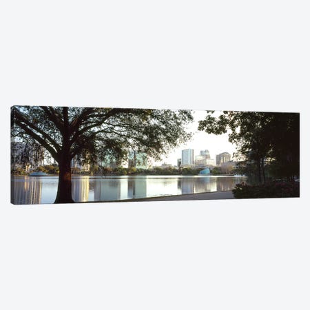 Buildings at the waterfront, Lake Eola, Orlando, Orange County, Florida, USA #2 Canvas Print #PIM8692} by Panoramic Images Canvas Artwork