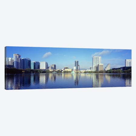 Buildings at the waterfront, Lake Eola, Orlando, Orange County, Florida, USA 2010 #4 Canvas Print #PIM8698} by Panoramic Images Canvas Artwork
