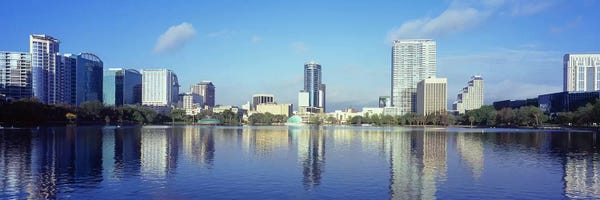 Orlando: Buildings at the waterfront, Lake Eola, Orlando, Orange County, Florida, USA 2010 #4 by Panoramic Images