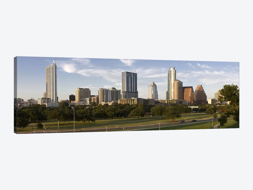 Buildings in a city, Austin, Travis County, Texas, USA by Panoramic Images 1-piece Canvas Art Print
