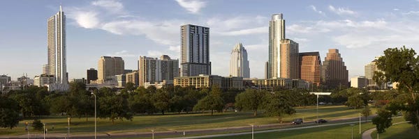 Austin: Buildings in a city, Austin, Travis County, Texas, USA by Panoramic Images