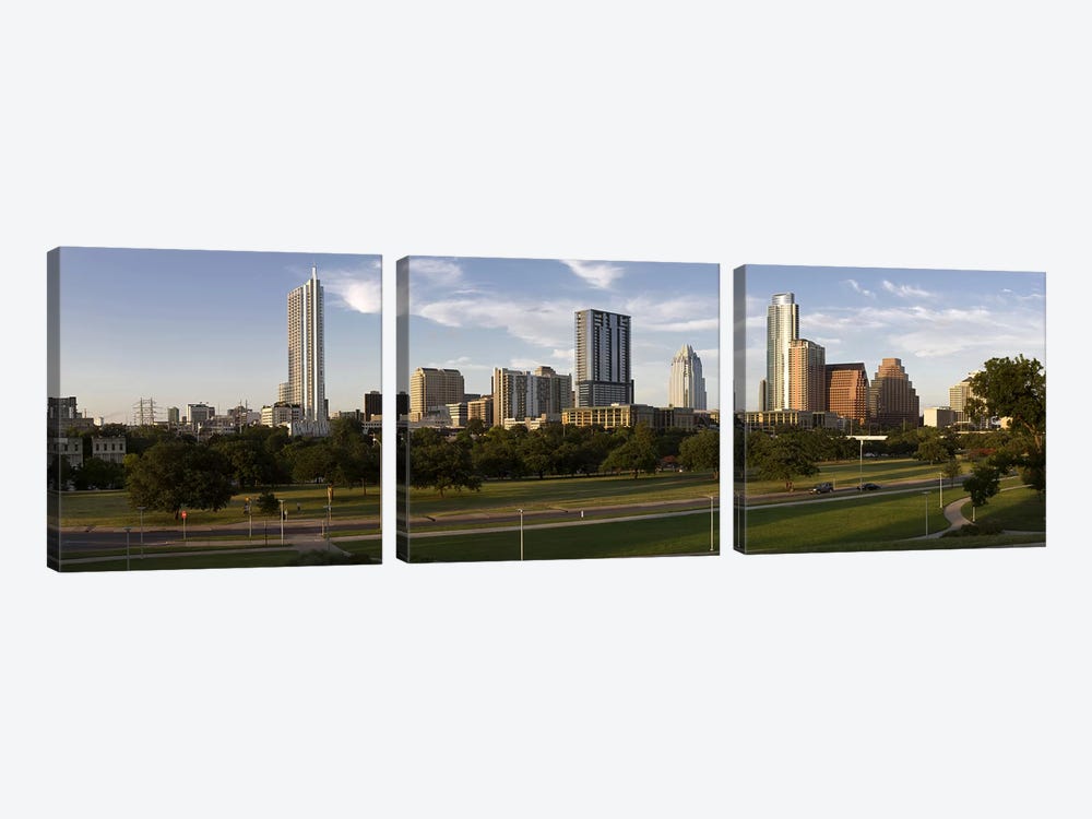 Buildings in a city, Austin, Travis County, Texas, USA #2 by Panoramic Images 3-piece Canvas Artwork