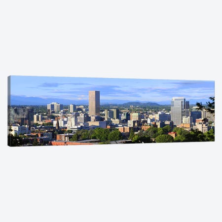 Skyscrapers in a city, Portland, Oregon, USA 2010 Canvas Print #PIM8711} by Panoramic Images Canvas Print