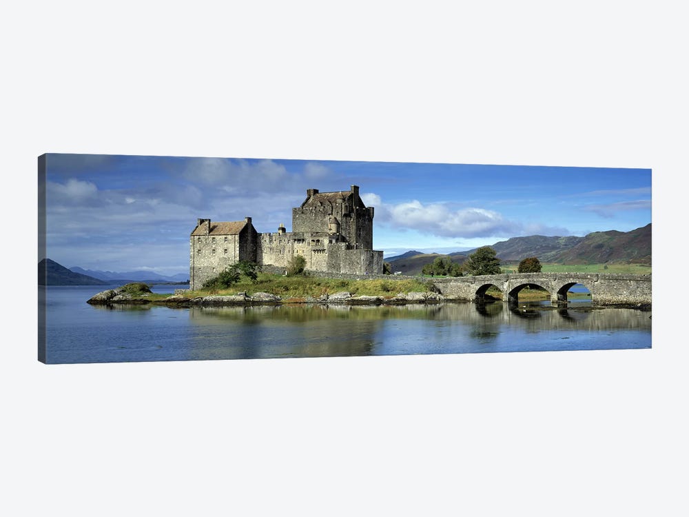 Eilean Donan Castle, Kintail National Scenic Area, Highland, Scotland, United Kingdom by Panoramic Images 1-piece Canvas Wall Art