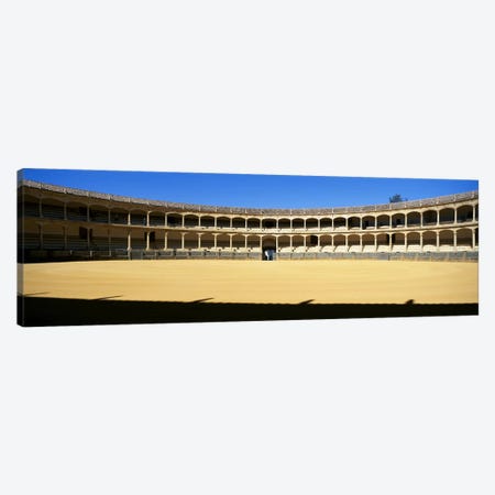 Bullring, Plaza de Toros, Ronda, Malaga, Andalusia, Spain Canvas Print #PIM8724} by Panoramic Images Art Print