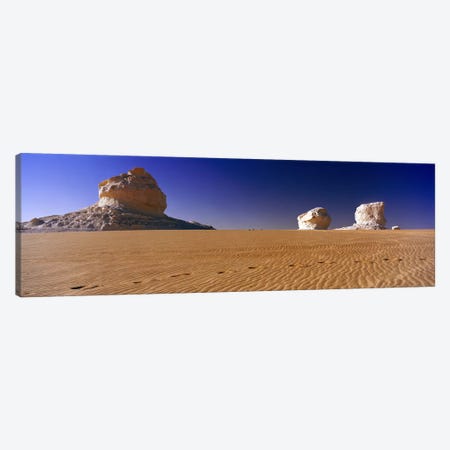 Rock formations in a desertWhite Desert, Farafra Oasis, Egypt Canvas Print #PIM8734} by Panoramic Images Canvas Artwork