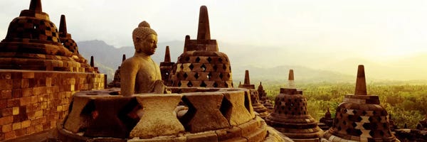 Indonesia: Indonesia, Java, Borobudur Temple by Panoramic Images