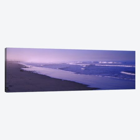 Surf on the beach, Santa Monica, Los Angeles County, California, USA Canvas Print #PIM8763} by Panoramic Images Canvas Wall Art