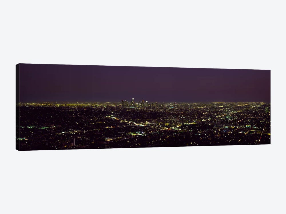 High angle view of a cityscape, Los Angeles, California, USA by Panoramic Images 1-piece Canvas Print